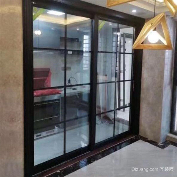 吊趟门是什么样子的(吊趟门图片实木复合门)